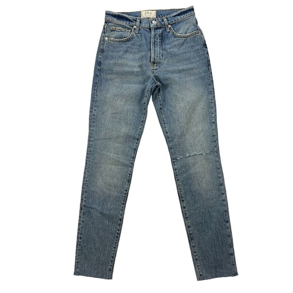 We The Free‎ Women’s High Rise Button Fly Raw Hem Denim Jean Size 26 - Picture 1 of 11